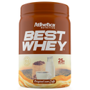 BEST WHEY - POTE / 900G - ORIGINAL CAFE / ATLHETICA NUTRITION / PROTEINA - Mundo das Vitaminas