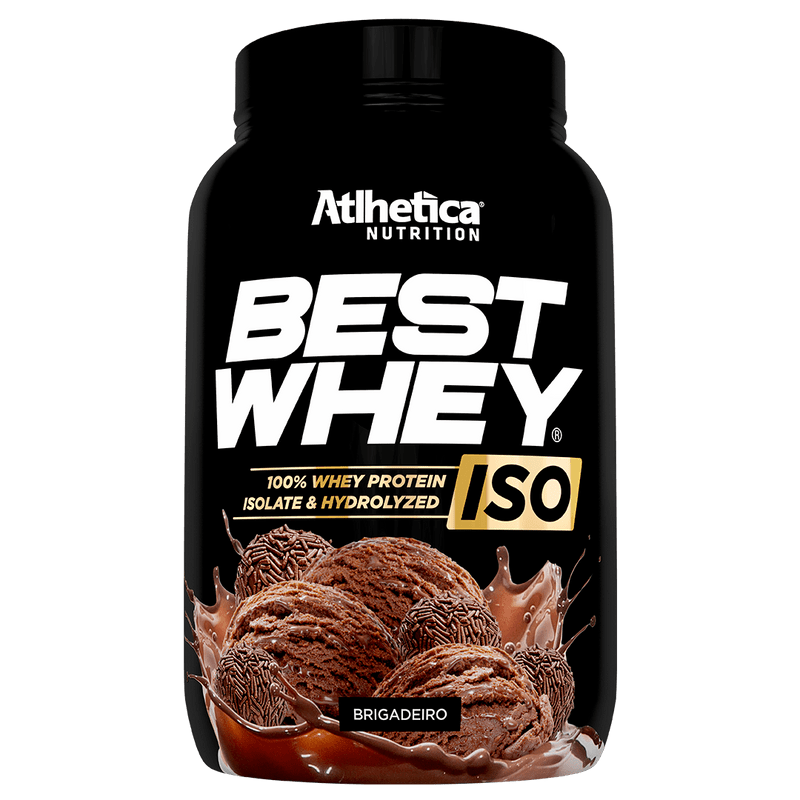 BEST WHEY ISO - POTE / 900G - BRIGADEIRO / ATLHETICA NUTRITION / PROTEINA