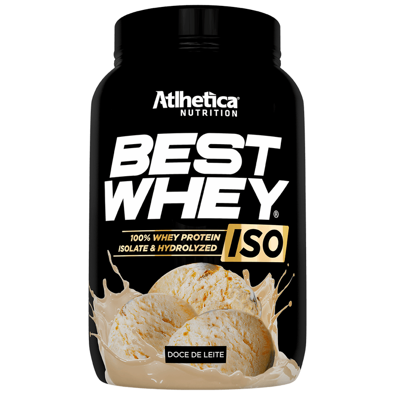 BEST WHEY ISO - POTE / 900G - DOCE DE LEITE / ATLHETICA NUTRITION / PROTEINA