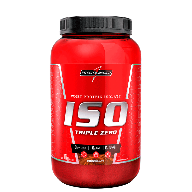 ISO TRIPLE ZERO - POTE / 907G - CHOCOLATE / INTEGRALMEDICA / PROTEINA